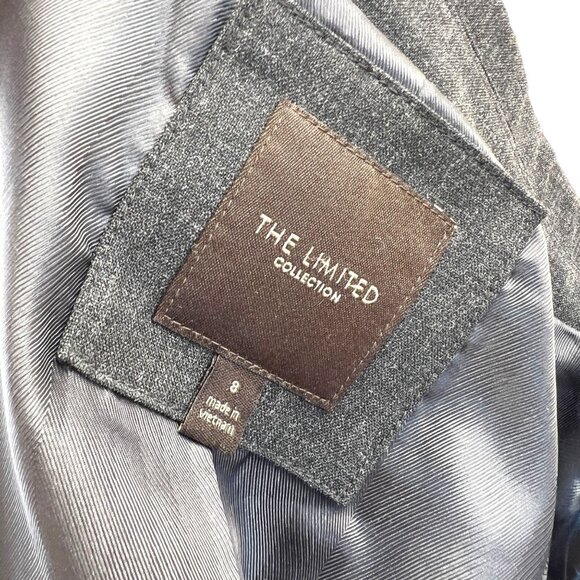 The Limited Collection Grey Blazer Two Button Size 8 - Picture 10 of 14